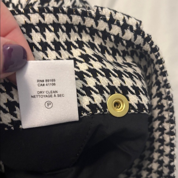 Derek Lam 10 Crosby Houndstooth cotton-blend tweed flared trousers SZ 16 NWT - Picture 7 of 15